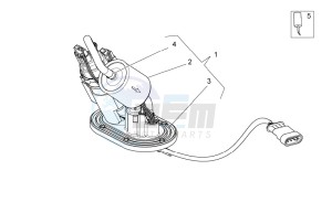 V7 CafÃ¨ 750 drawing Fuel pump