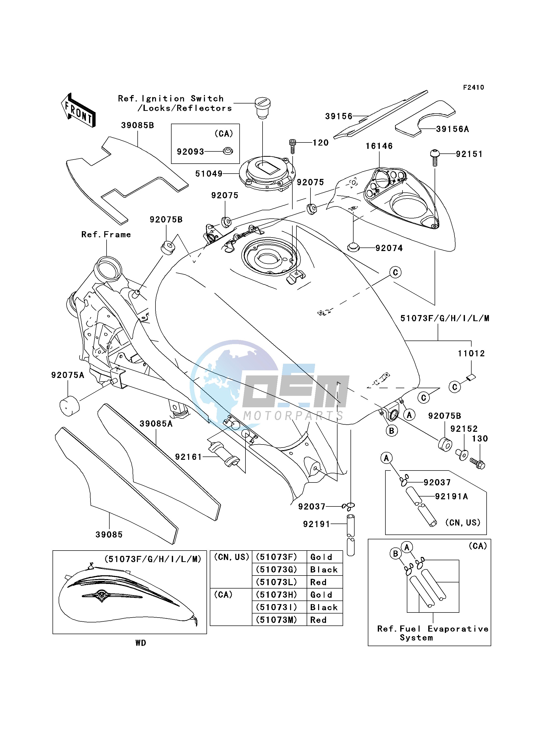 FUEL TANK -- VN1500-P1- -