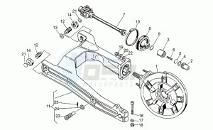 Nevada 350 drawing Swing arm