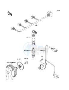 Z750R ABS ZR750PBF FR GB XX (EU ME A(FRICA) drawing Ignition System