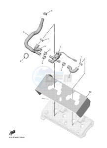 YZF1000D YZF-R1M (B4SJ) drawing AIR INDUCTION SYSTEM