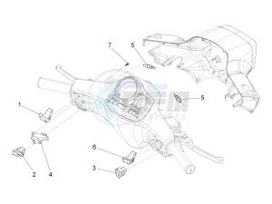 S 125 4T 3V E3 ie (APAC) (KR, RI, VT) drawing Selectors - Switches - Buttons