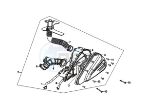 MIO 50I 45KMH (L8) EU EURO4 drawing AIR FILTER