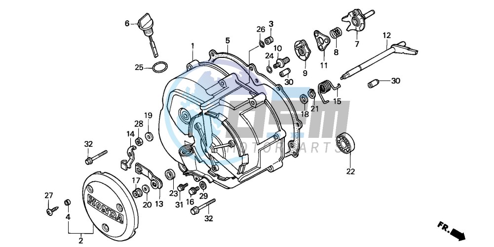 RIGHT CRANKCASE COVER