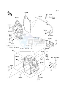 KAF 620 S [MULE 4010 TRANS4X4 HARDWOODS GREEN HD] (S9F-SAF) SAF drawing CRANKCASE