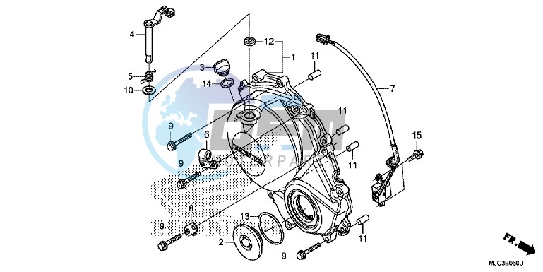 RIGHT CRANKCASE COVER