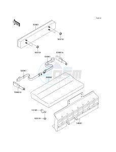 KAF 620 G [MULE 3000] (G6F-G8F) G8F drawing SEAT