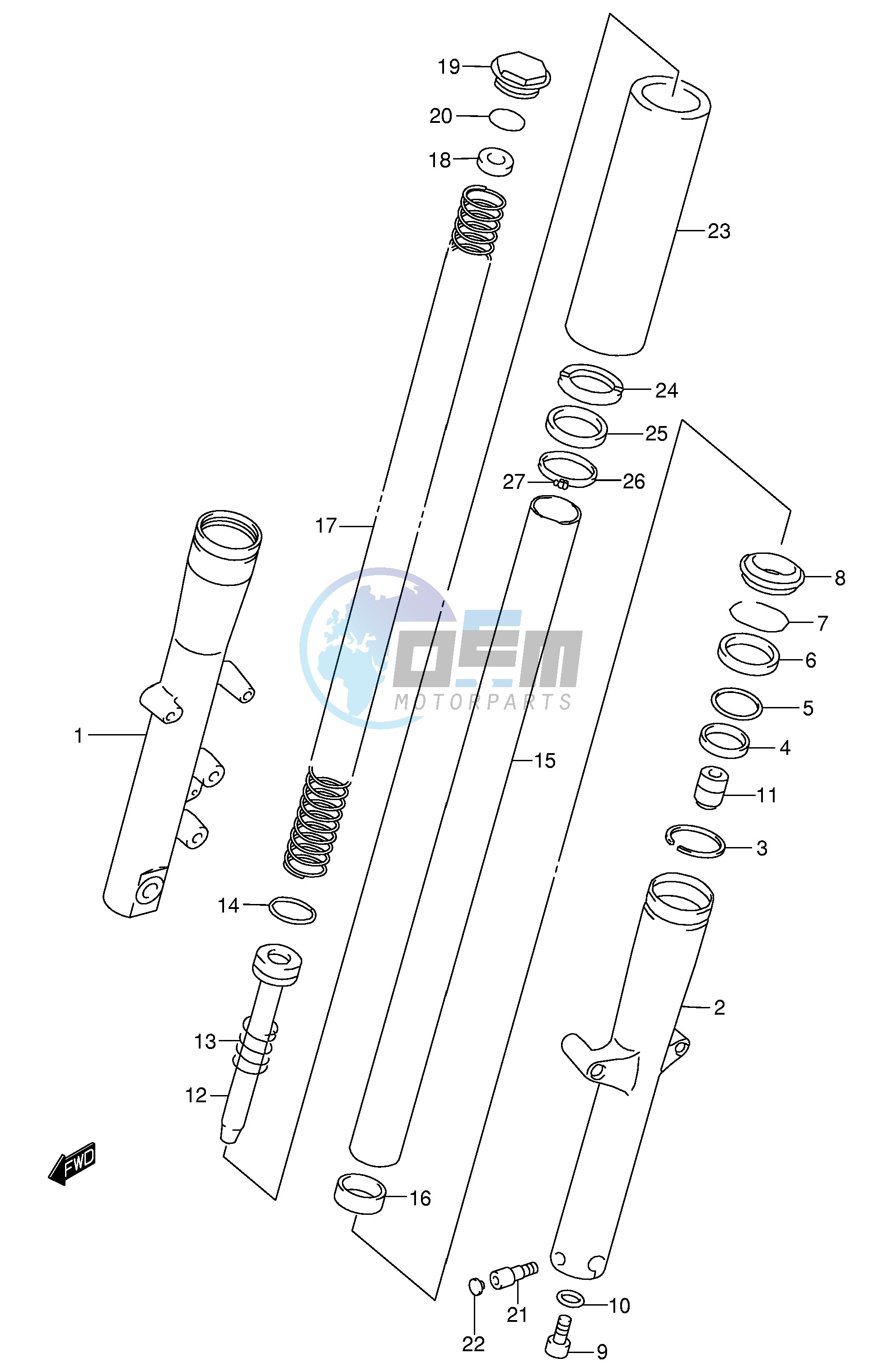 FRONT DAMPER (MODEL Y)