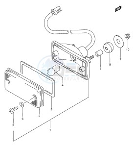 LT-F300 (E24) drawing TAIL LAMP