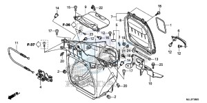 NC750XDE NC750XD Europe Direct - (ED) drawing LUGGAGE BOX