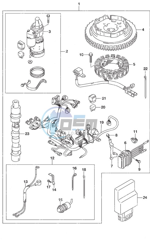 Starting Motor Manual Starter