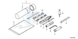 CB650FG CB650F 6ED - (6ED) drawing TOOLS