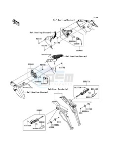 Z1000 ABS ZR1000EDFA FR XX (EU ME A(FRICA) drawing Turn Signals