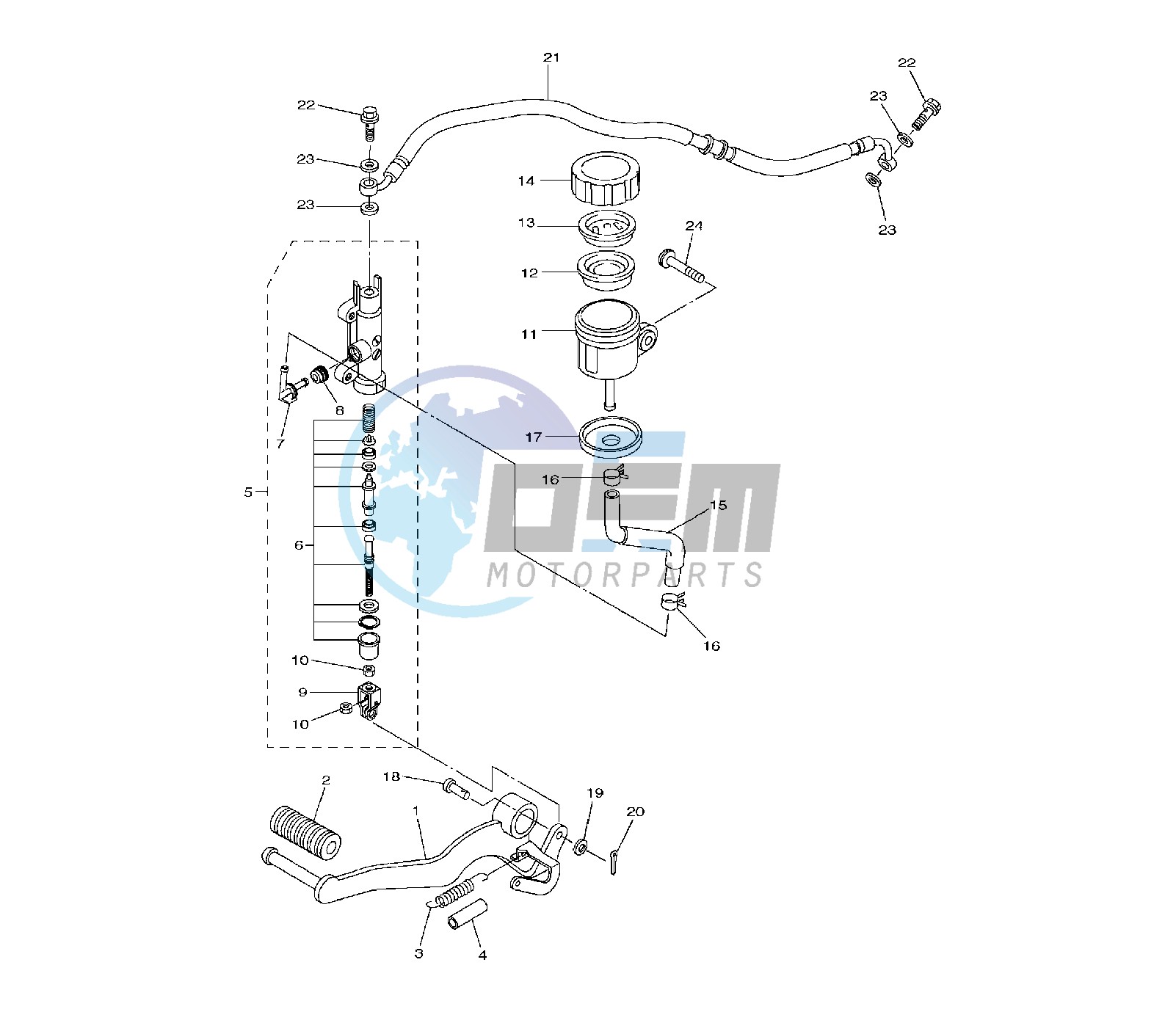 REAR MASTER CYLINDER