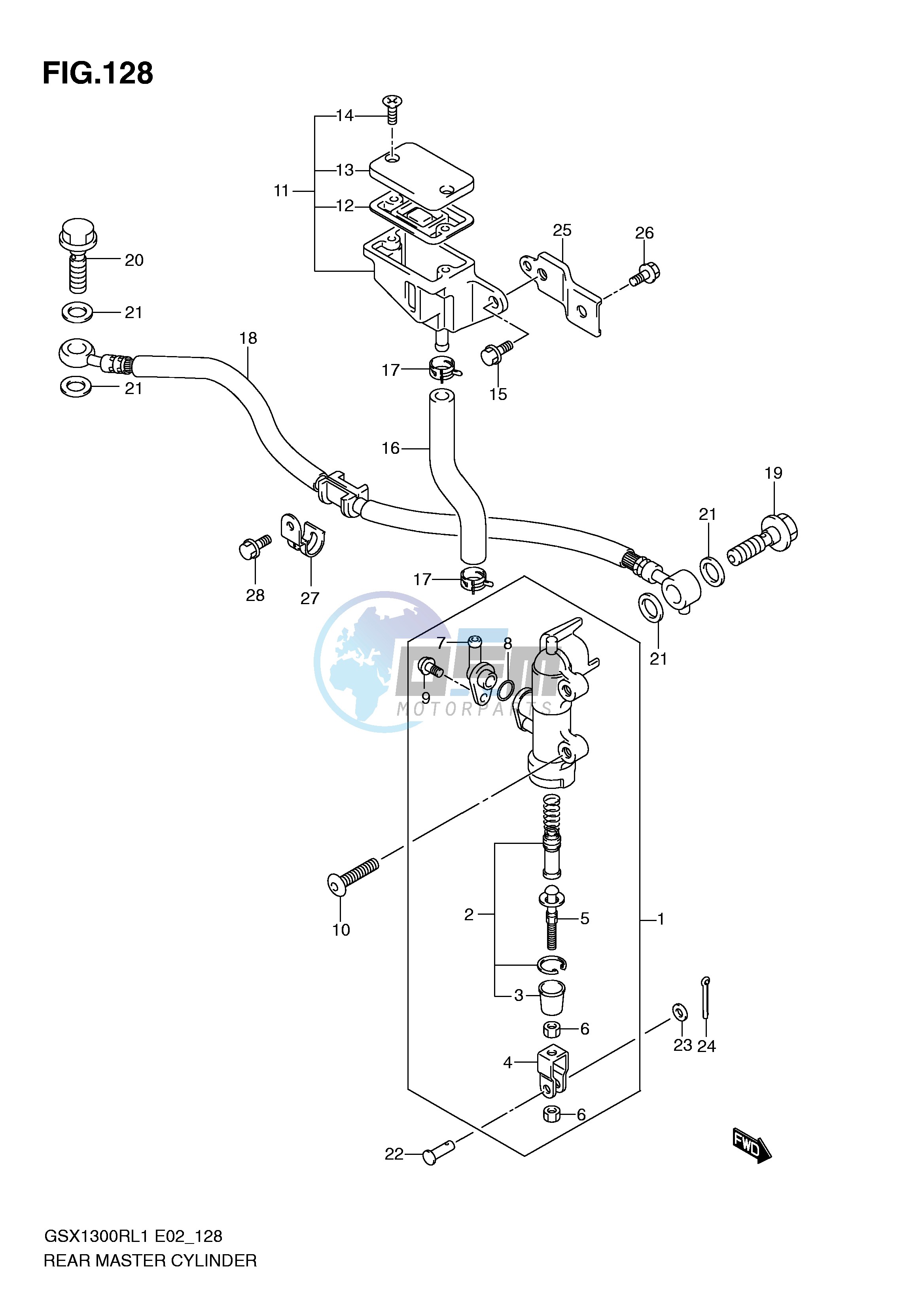 REAR MASTER CYLINDER