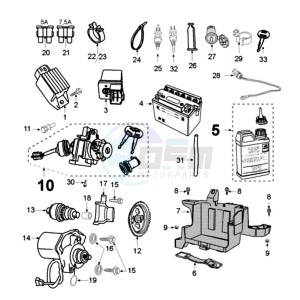 VIVA 3 L 50 2T SPORTLINE drawing ELECTRIC PART