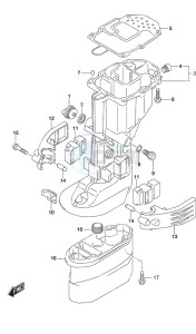 DF 9.9B drawing Drive Shaft Housing