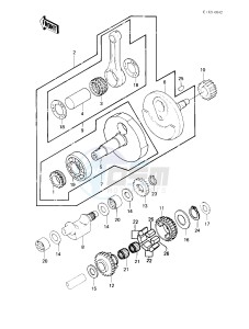 KLT 200 B [KLT200] (B1) | SOLID AXLE [KLT200] drawing CRANKSHAFT_BALANCER