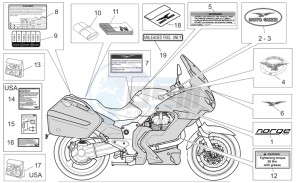 Norge 1200 IE 1200 drawing Plate set-decal-op.handbooks