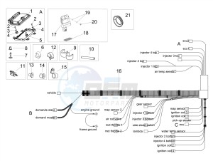 RSV4 1000 RACING FACTORY E4 ABS (NAFTA) drawing Central electrical system