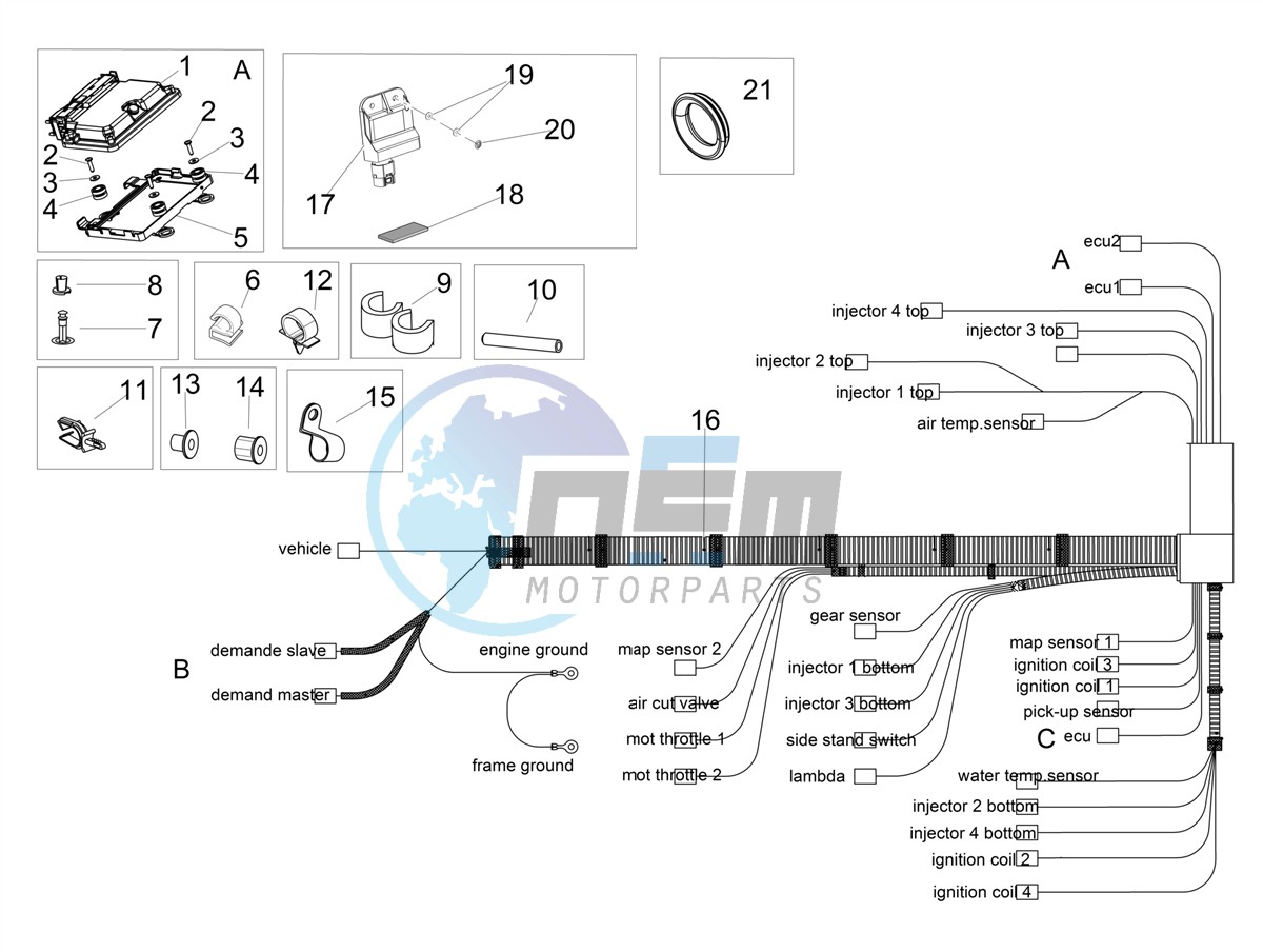 Central electrical system