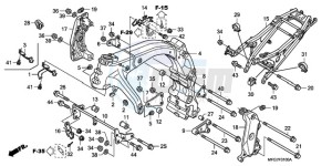 CB600F39 France - (F / CMF ST 25K) drawing FRAME BODY