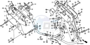 XL1000V9 E / MKH drawing EXHAUST MUFFLER