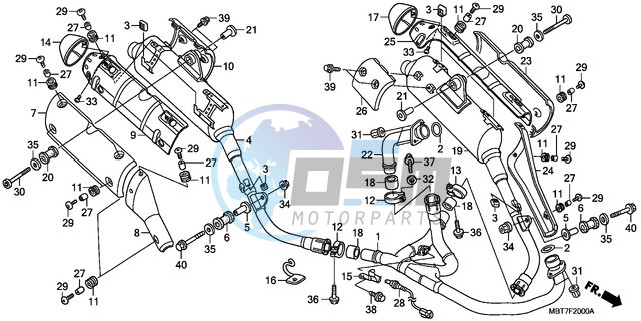 EXHAUST MUFFLER