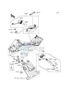 Z250SL BR250EGF XX (EU ME A(FRICA) drawing Taillight(s)