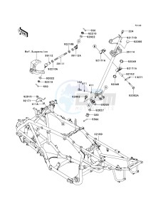 KSV 700 A [KFX 700] (A6F-A9F) A6F drawing FRAME