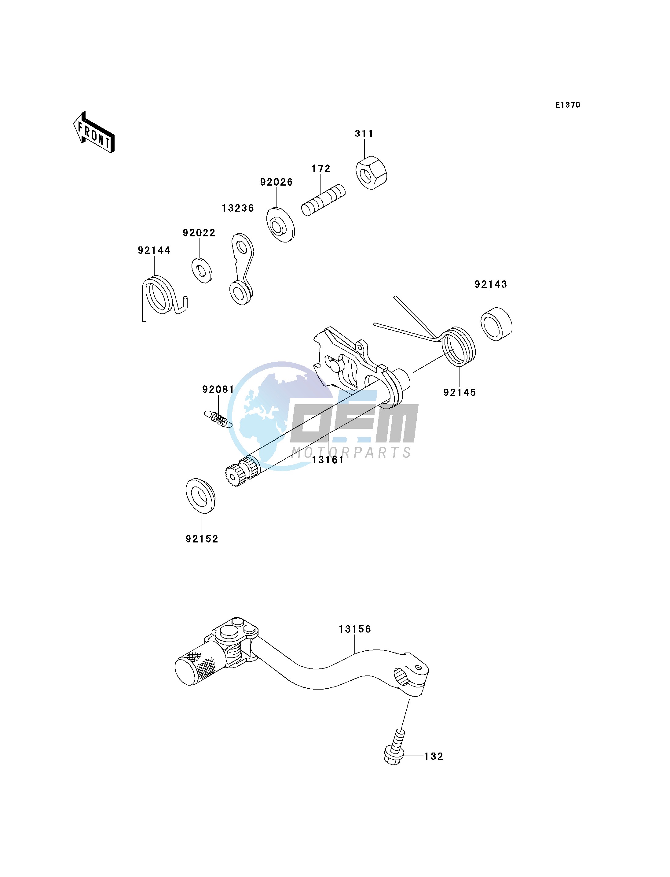 GEAR CHANGE MECHANISM