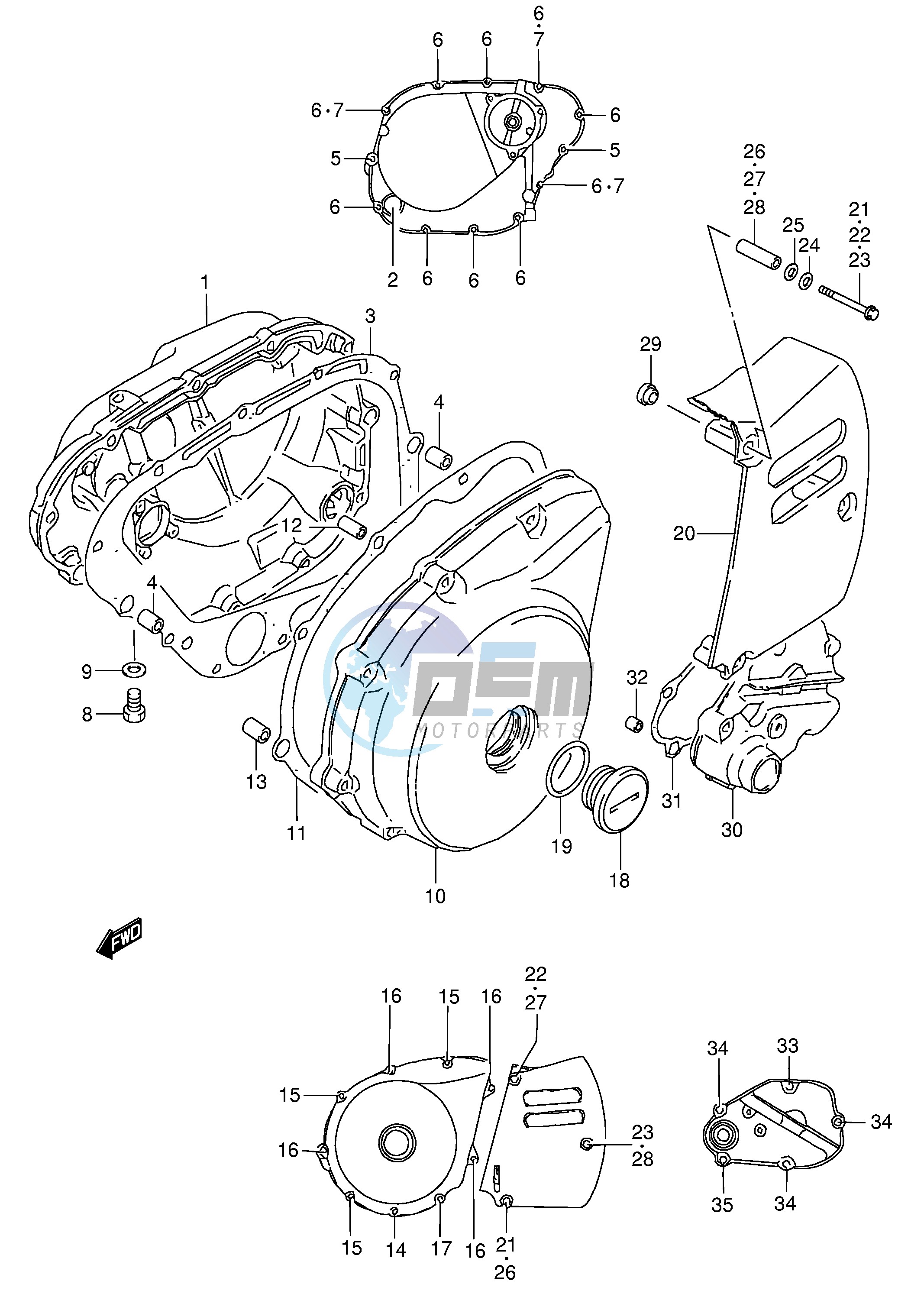 CRANKCASE COVER