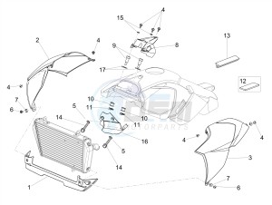 DORSODURO 900 E4 ABS (EMEA) drawing Side fairing