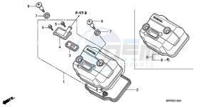 CBR125RWA Australia - (U / WH) drawing CYLINDER HEAD COVER