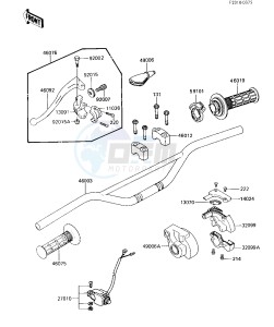 KX 80 N [BIG WHEEL] (N1) [BIG WHEEL] drawing HANDLEBAR