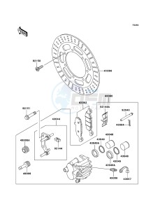 VN800 CLASSIC VN800B6F GB XX (EU ME A(FRICA) drawing Front Brake