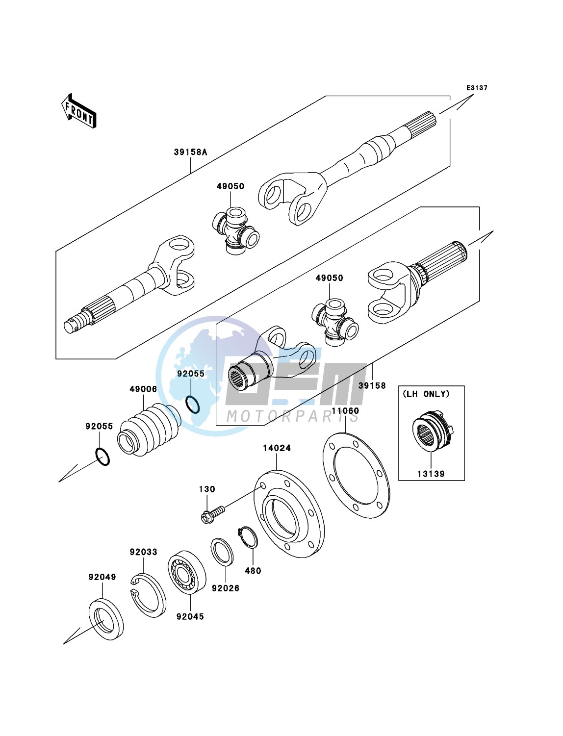 Drive Shaft-Rear