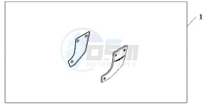 GL1800C drawing CH SWINGARM PIVOT