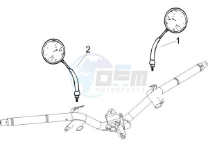 Liberty 50 4t Sport drawing Mirrors