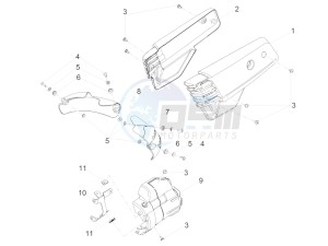 V7 III Special 750 e4 (EMEA) drawing Central body