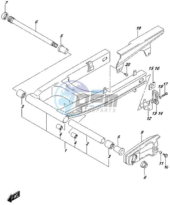 REAR SWINGINGARM