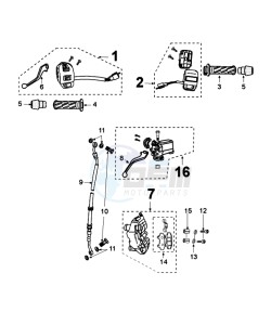 FIGHT 4 50 4T ICEBLADE drawing BRAKE SYSTEM