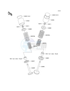 KZ 1000 P [POLICE 1000] (P20-P24) [POLICE 1000] drawing VALVE-- S- -