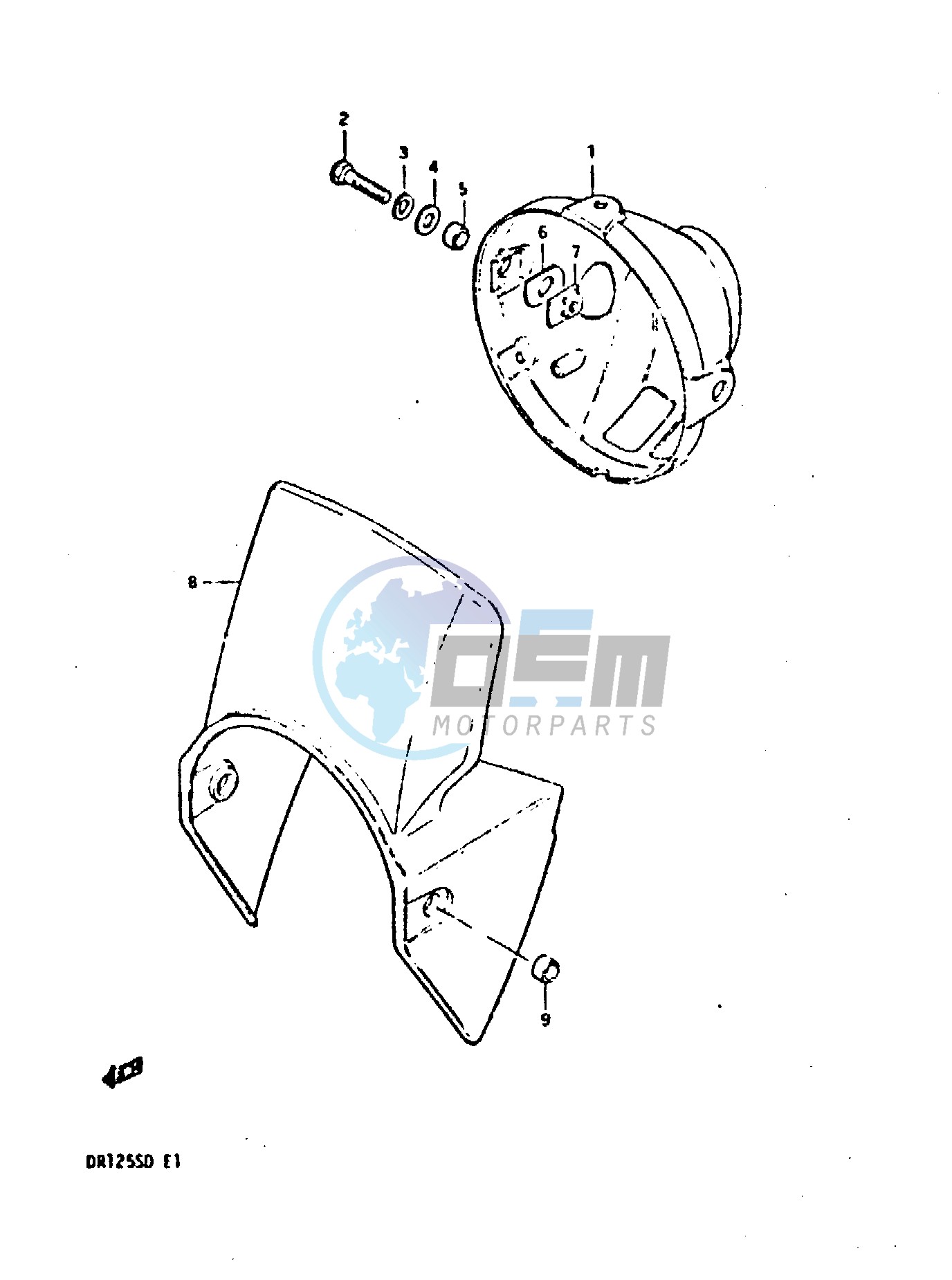 HEADLAMP HOUSING