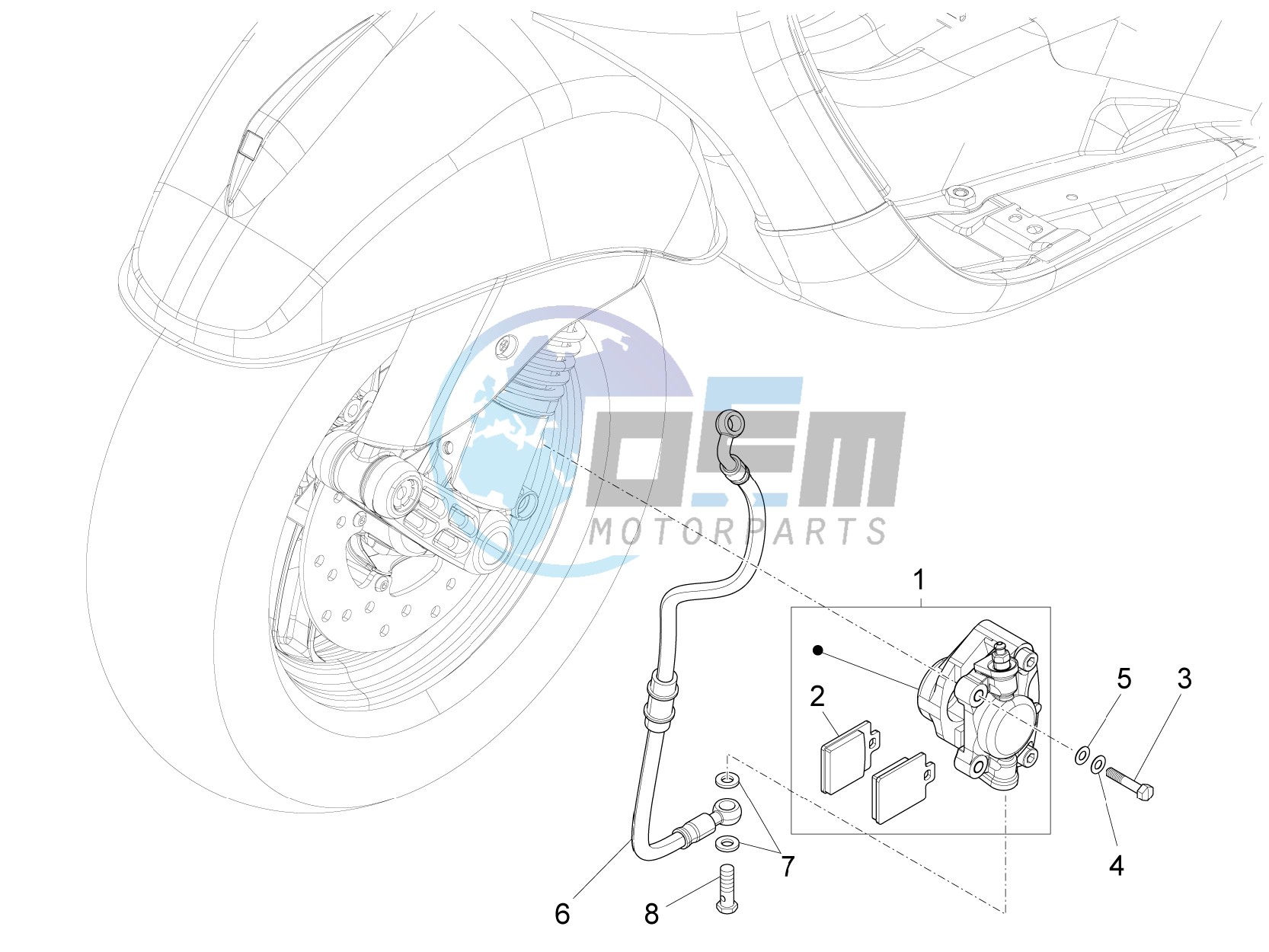 Brakes pipes - Calipers