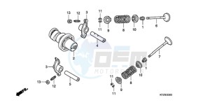 PES125R9 UK - (E / MKH STC) drawing CAMSHAFT/VALVE