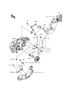 Z800 ZR800CFF UF (UK FA) XX (EU ME A(FRICA) drawing Headlight(s)