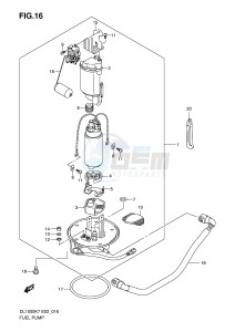 DL1000 (E2) V-Strom drawing FUEL PUMP