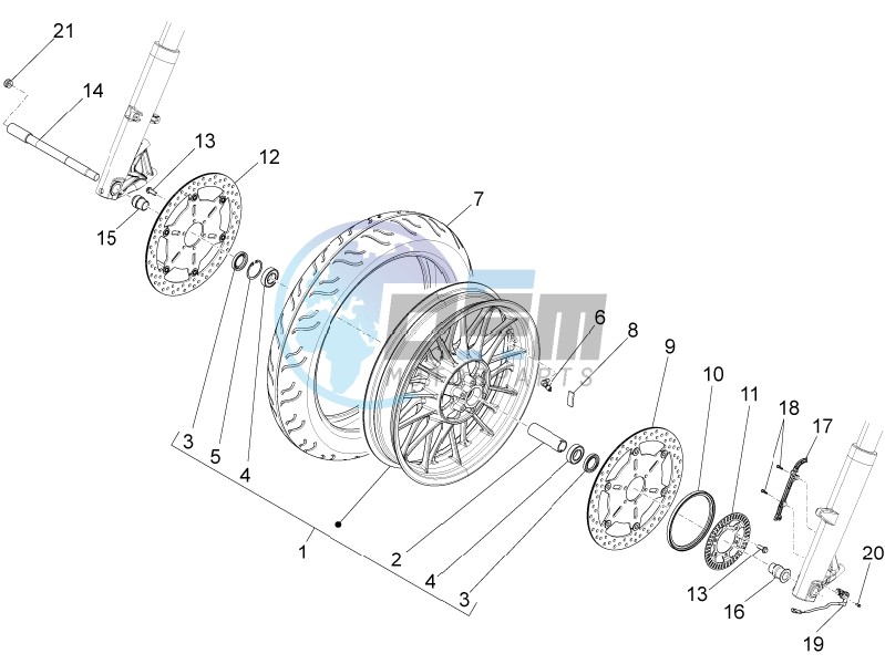 Front wheel