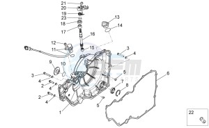 RSV 4 1000 4V drawing Clutch cover